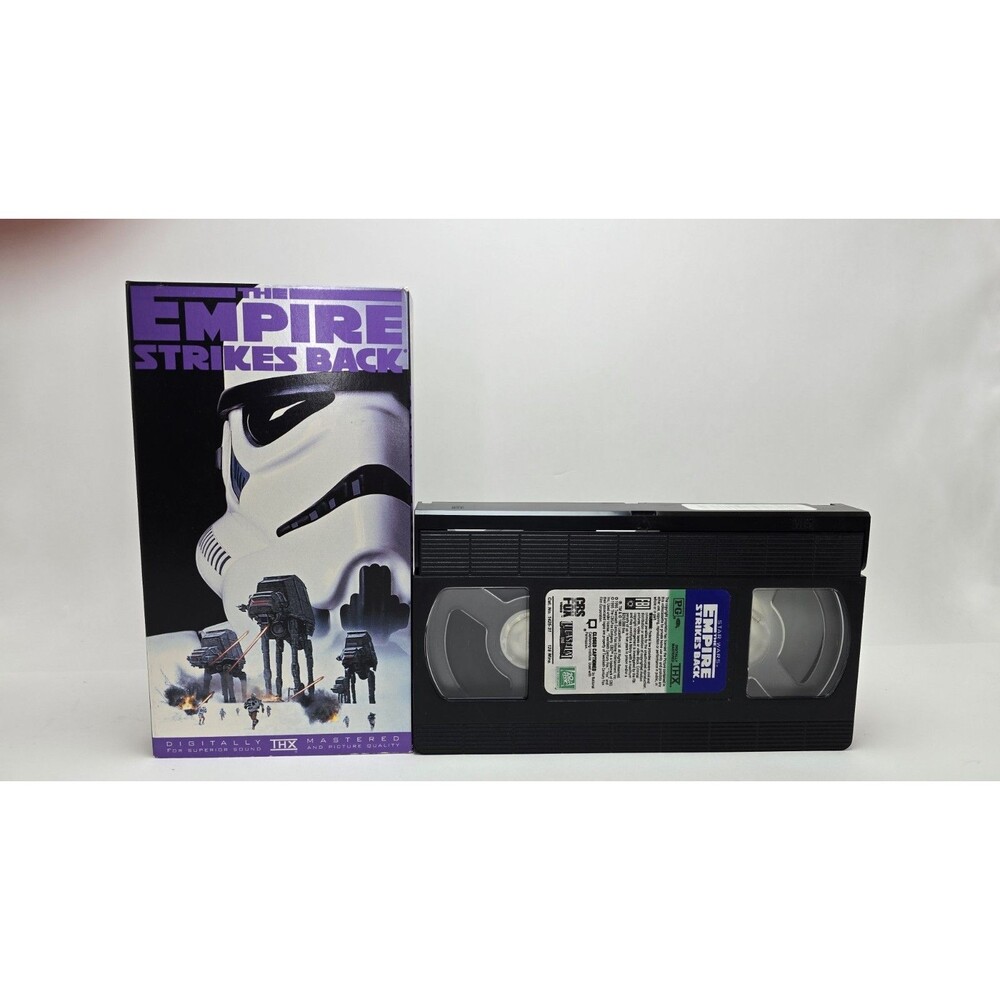 Star Wars The Empire Strikes Back VHS George Lucas Skywalker 1995 B6 tested